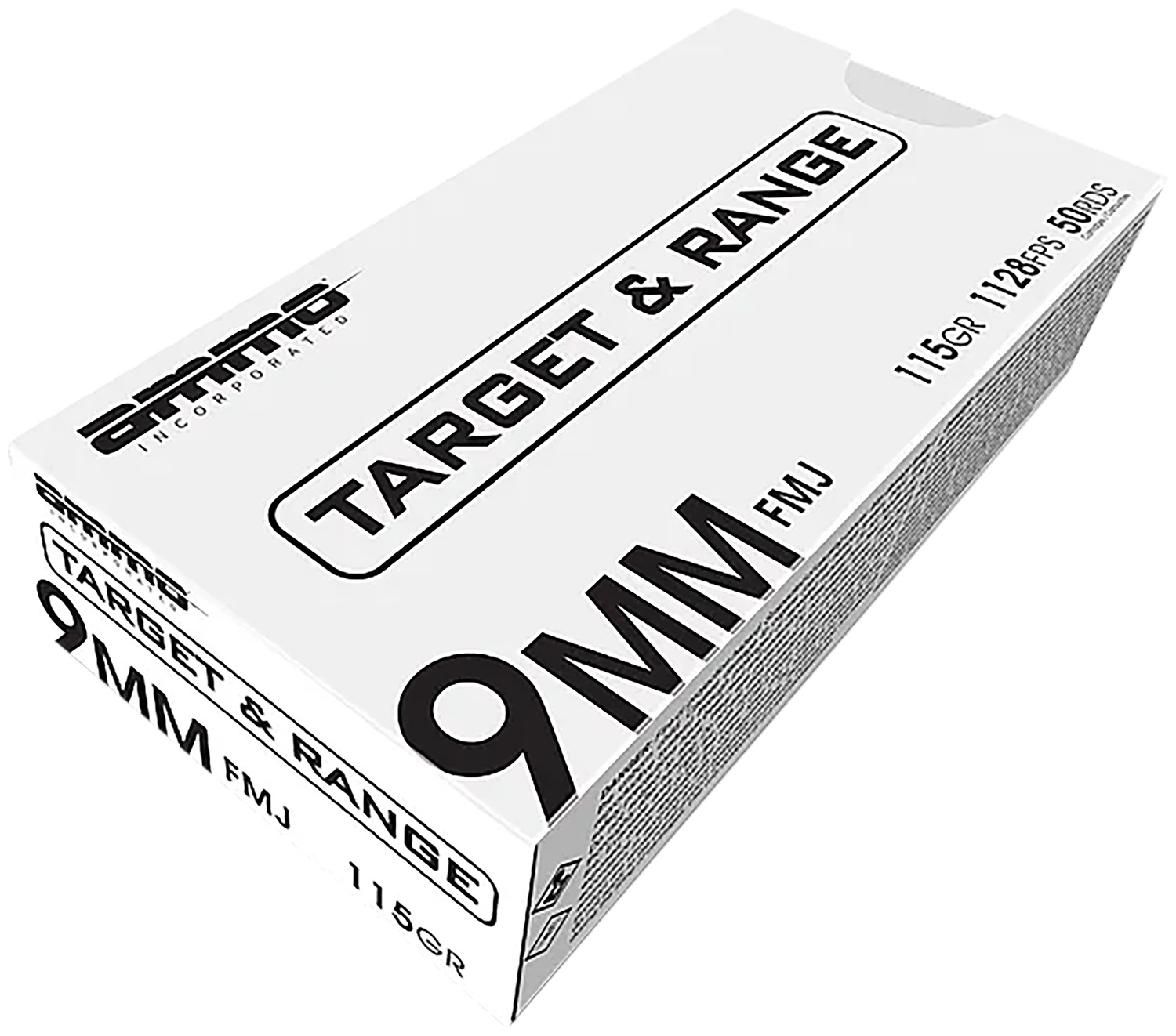 Ammo Inc 9115FMJTR50 Signature  9mm 115gr Full Metal Jacket 50 Per Box/20 Case