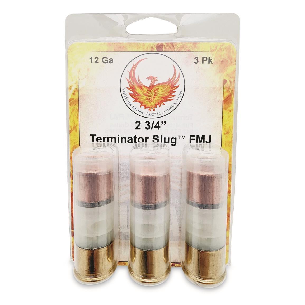 Phoenix Rising Terminator 12ga 515gr Slug – 3ct 1520fps