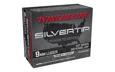 WINCHESTER SILVERTIP 9MM 147GR HP 20RD