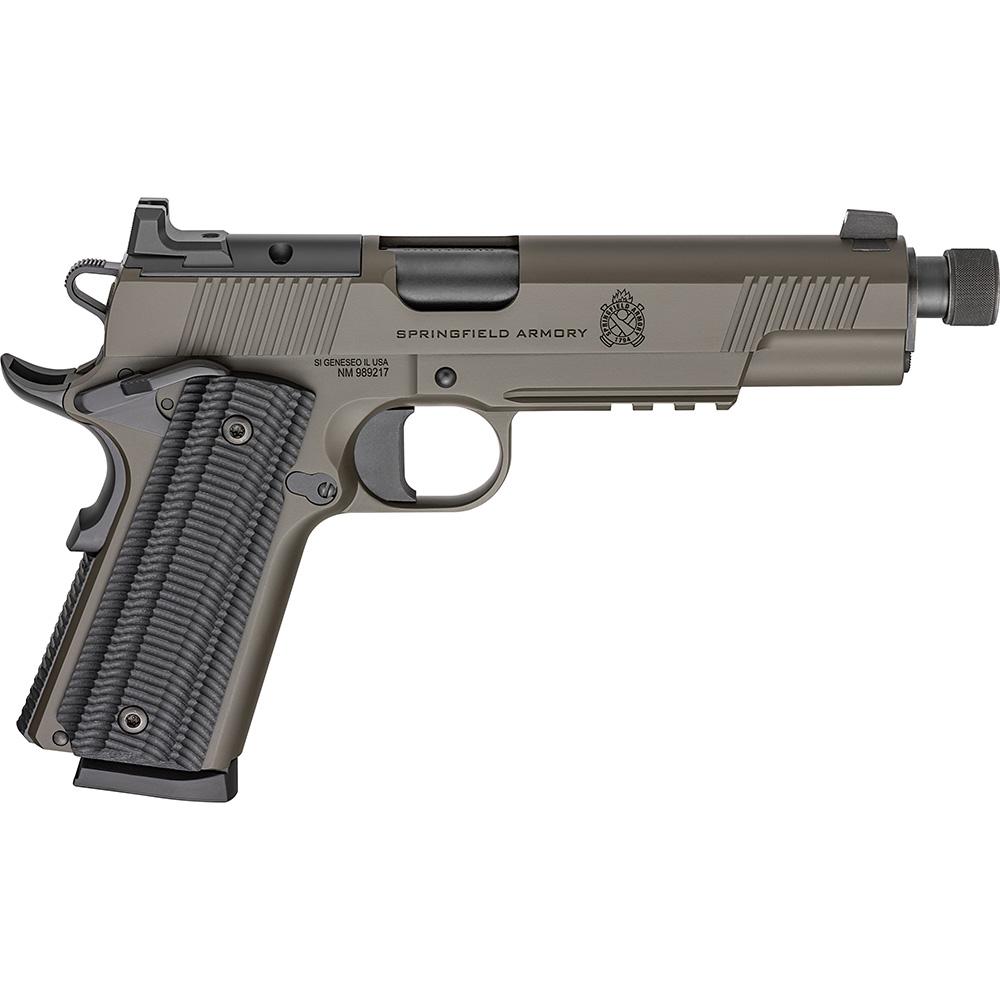 Springfield Armory 1911 Operator OD Green AOS 45 ACP 5.75 Inch Threaded 8 Round
