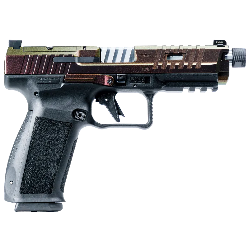 Canik Mete Razorback Pro 9mm 5" Threaded Fluted Barrel OR RMRcc 18+1 Pistol