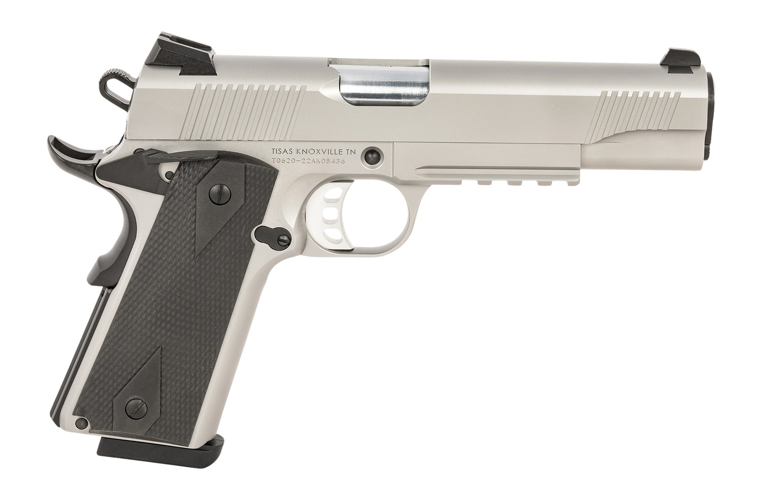 Tisas Arms 1911 Duty SS45R Semi-Auto Pistol - 45 ACP, 5" Barrel, Stainless Steel - image 3 of 5