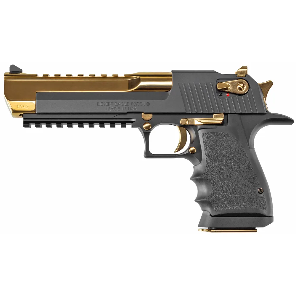 DESERT EAGLE L6 44MAG BLACK & GOLD 6" 8RD PISTOL