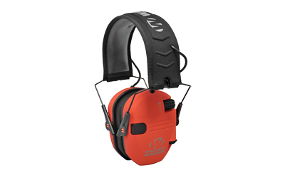 Walker's Game Ear Razor Slim Electronic Hearing Protection Muffs - Coral/Black