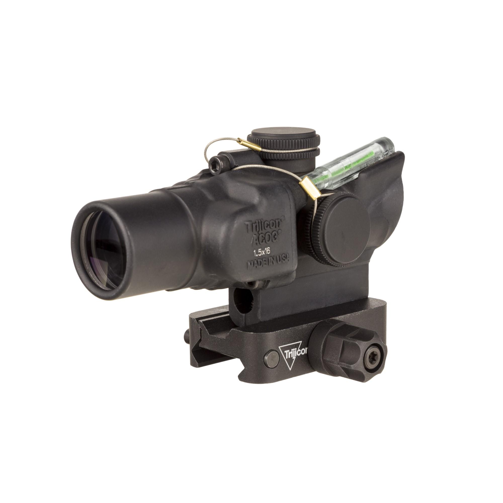 Trijicon ACOG TA44-C-400329 1.5X16mm Dual Illuminated Green Ring & 2 MOA Dot with Q-LOC Mount - Black Matte - image 8 of 10