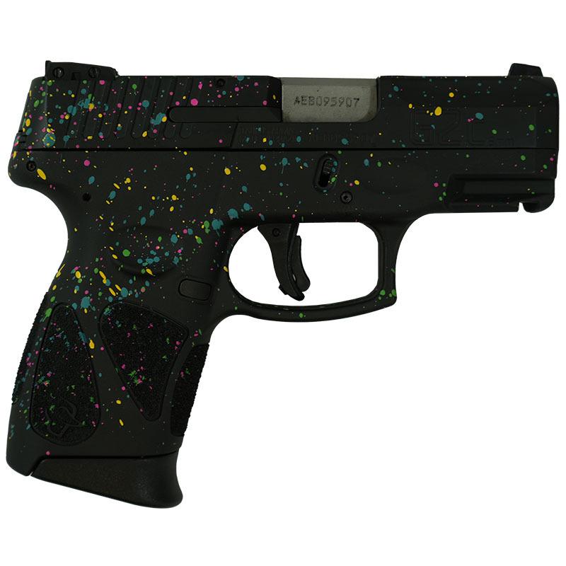 Taurus G2C 9mm Multi-Color Paint Splatter Custom 12rd Pistol 3.2" Barrel