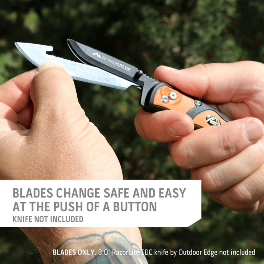 Outdoor Edge RazorLite Drop Point Replacement Blades - image 7 of 8