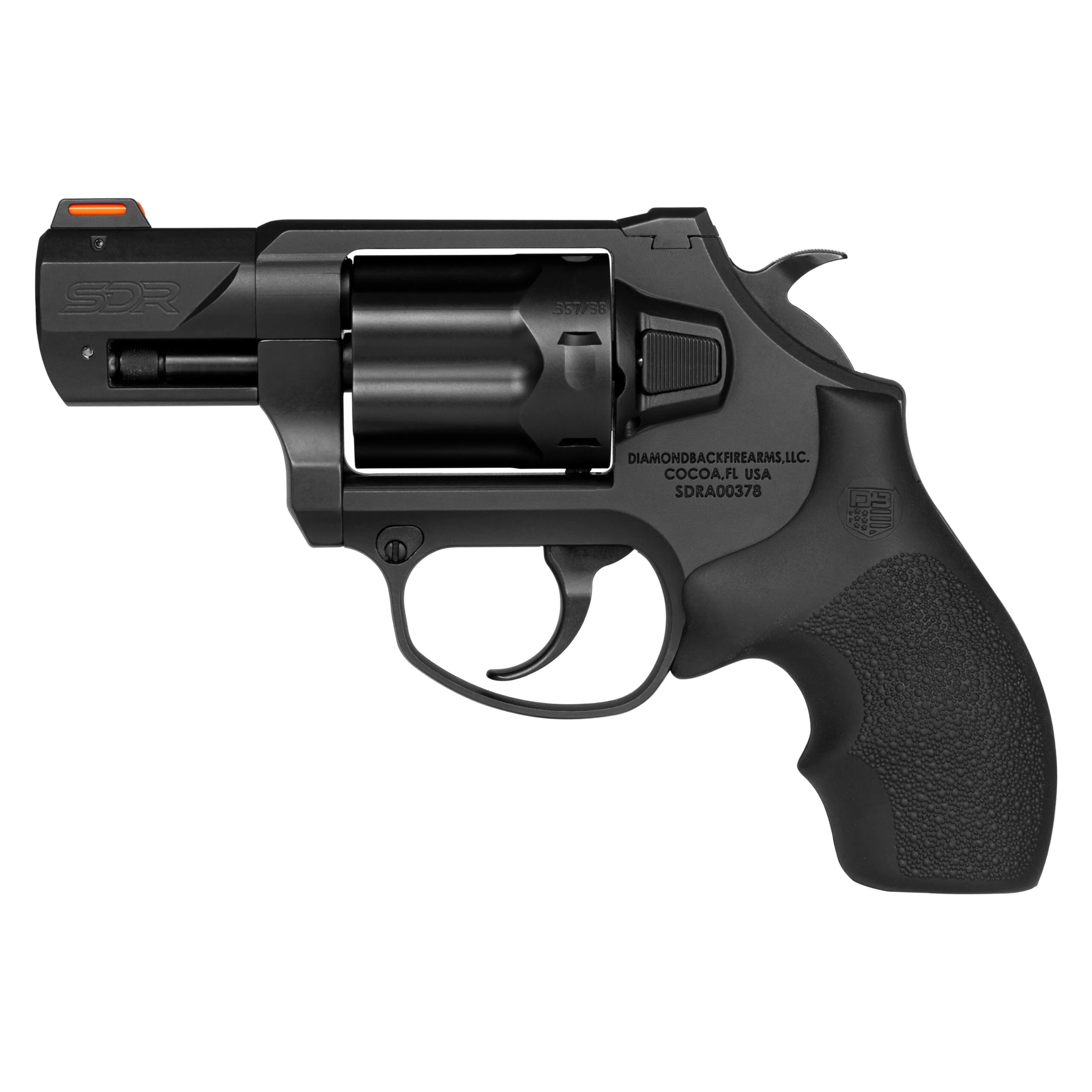 Diamondback Sidekick 357 Mag Revolver 2" Barrel 6rd Black Finish