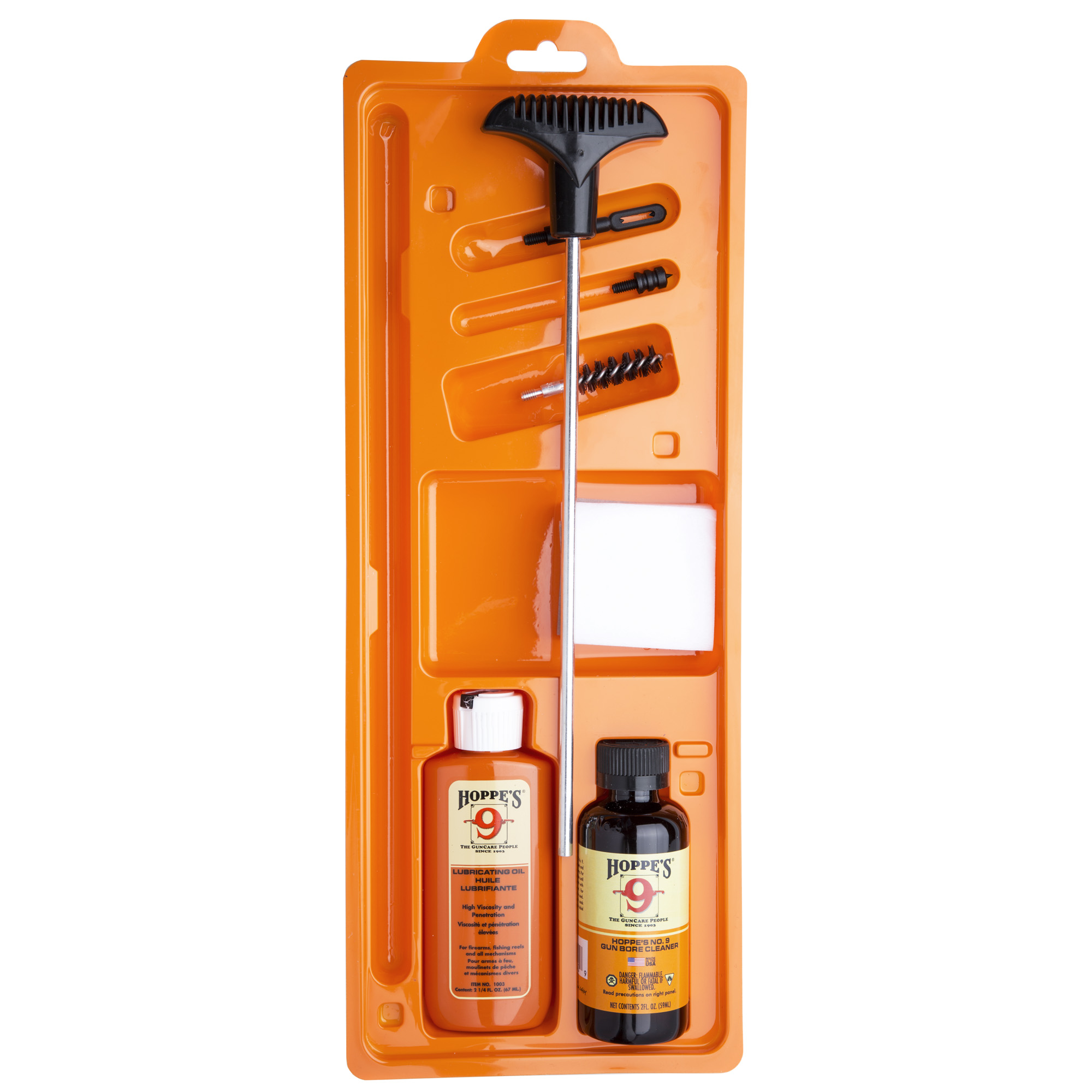 Hoppe's .38/.357/9mm Pistol Cleaning Kit - Clam Pack