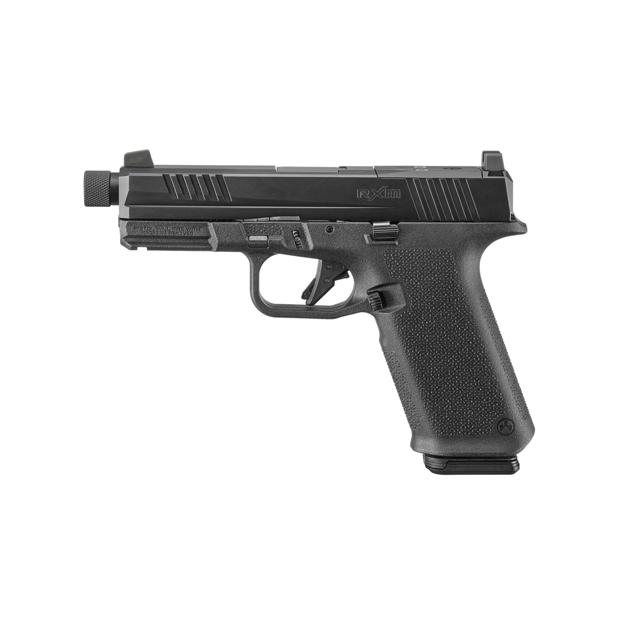 Ruger RXM 9mm Luger 4.5" Threaded Barrel Pistol with Magpul EHG Grip - Optics Ready