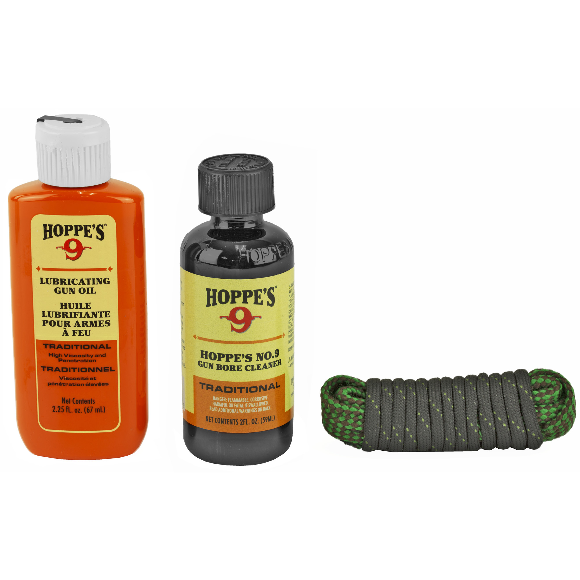 Hoppe's 1-2-3 Done! Cleaning Kit for .22/.223/5.56 Cal Rifles
