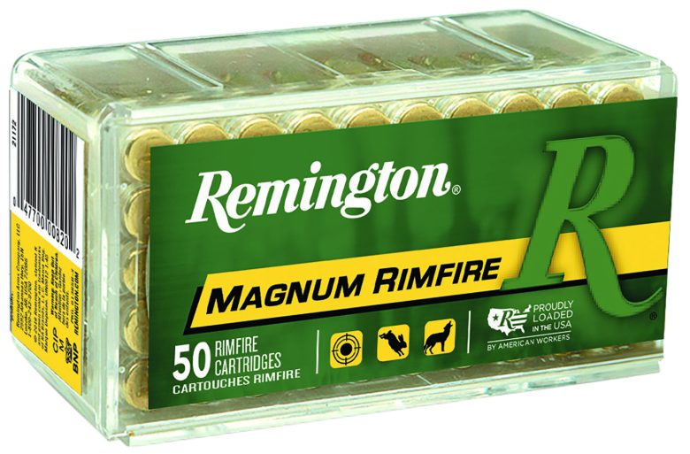 Remington .22 WMR 40gr JHP Magnum Rimfire 50rd