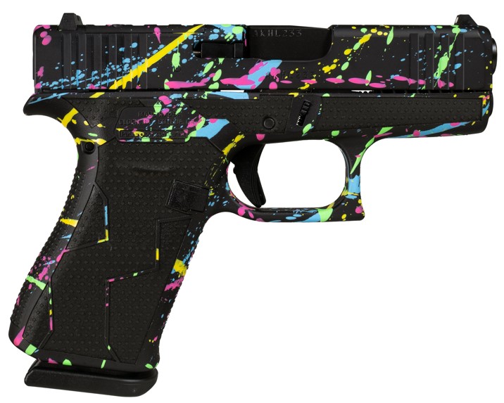 Glock 43X MOS 9mm 3.4" 10rd Pistol Splatter Finish Optic Ready