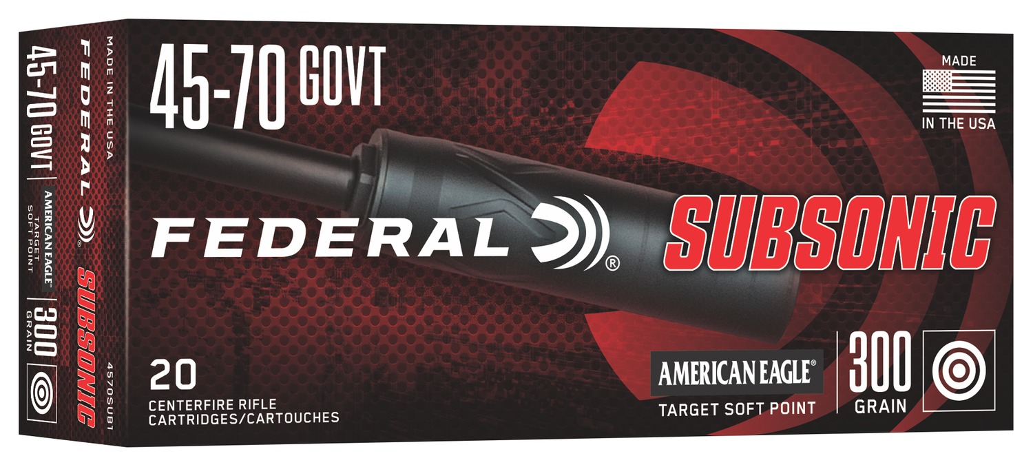 Federal 45-70 Government 300 Grain Target Soft Point Subsonic - image 3 of 5