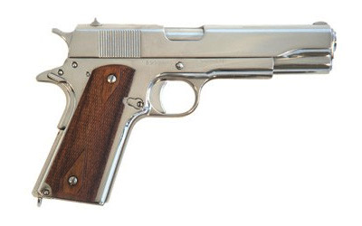 Cimarron 1911 A1 45 ACP 5" Nickel 8rd Pistol