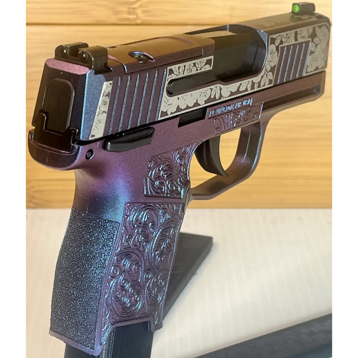 Sig Sauer P365 "Guns & Roses Mongoose Purple" 9mm Optic Ready 3.1" 10rd Manual Safety