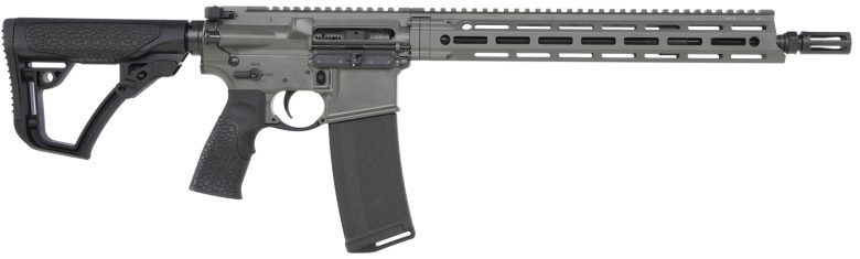 Daniel Defense 0212801219047 DDM4 V7 SLW 5.56x45mm NATO 14.50" 32+1 Deep Woods Green Cerakote 6 Position w/SoftTouch Overmolding Stock