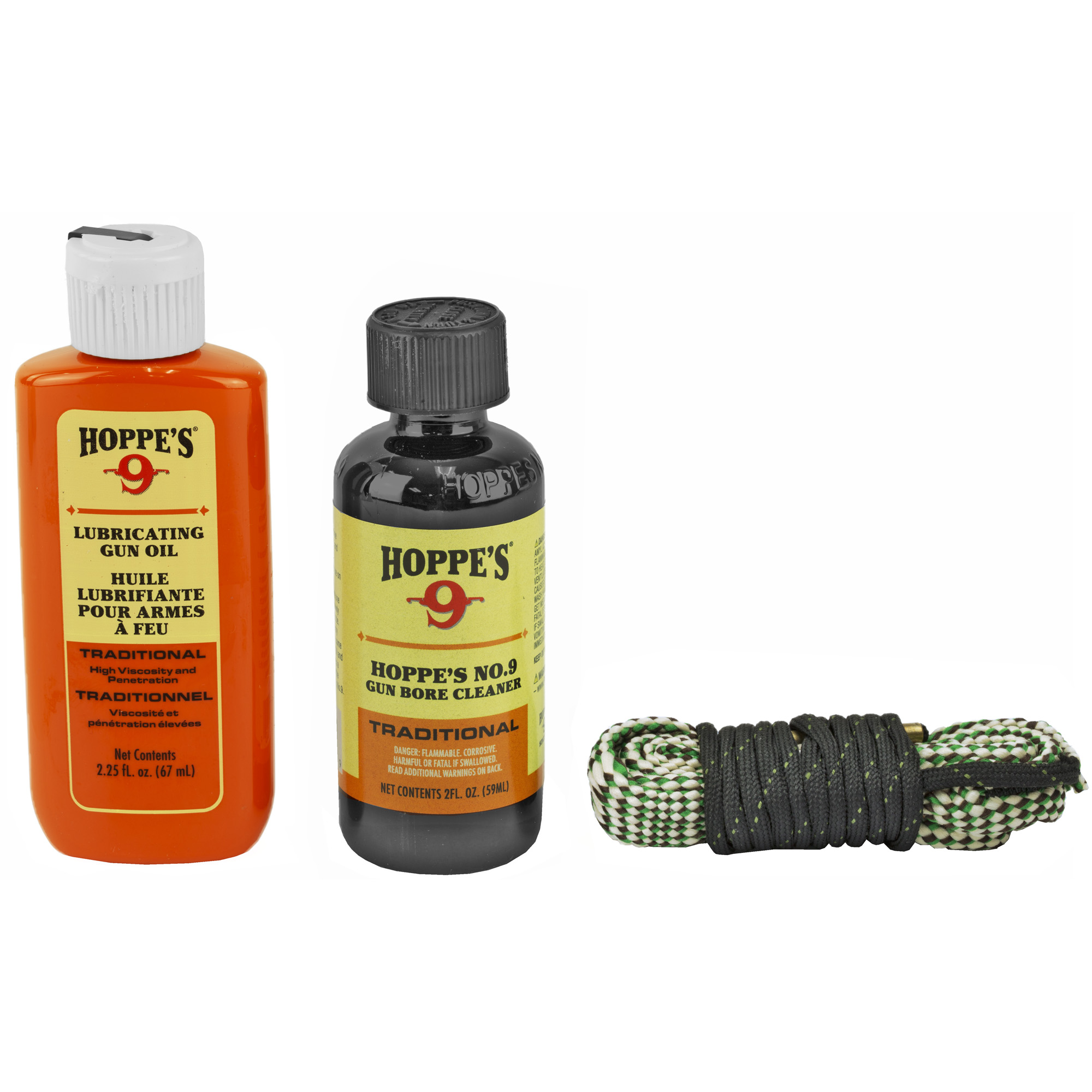 Hoppe's 1-2-3 Done! Cleaning Kit, .30 Cal Rifle