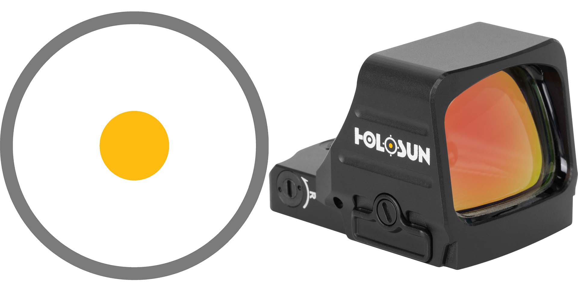 Holosun 407COMP Gold Dot Red Dot Sight - 6 MOA - image 5 of 5