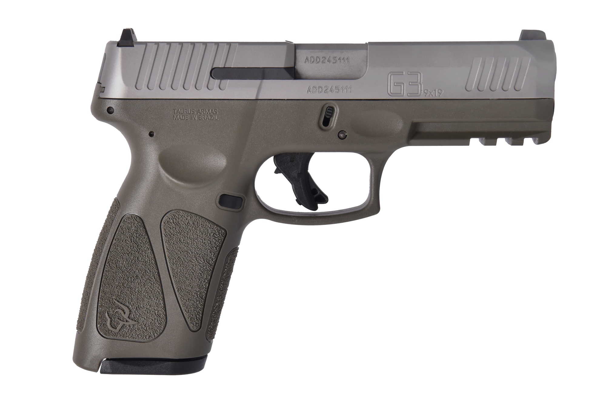 Taurus G3 9mm Stainless OD Green 17+1 Pistol 4" Barrel