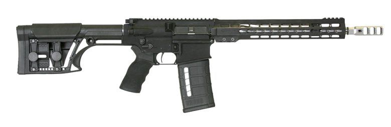 ArmaLite AR103GN13 AR-10 Competition 308 Win 25+1 13.50" Barrel, Black Hard Coat Anodized Receiver,  Adjustable Luth-AR MBA-1 Stock, Optics Ready
