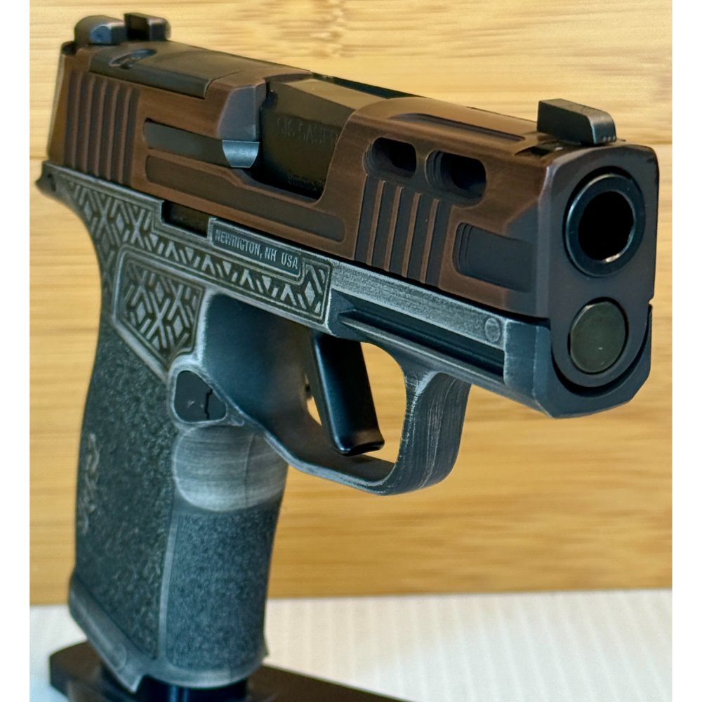 Sig Sauer P365X Debacle 9mm Custom Engraved Pistol