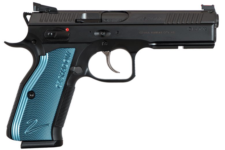 CZ Shadow2 Blue Grip Black 9mm 17Rd Pistol