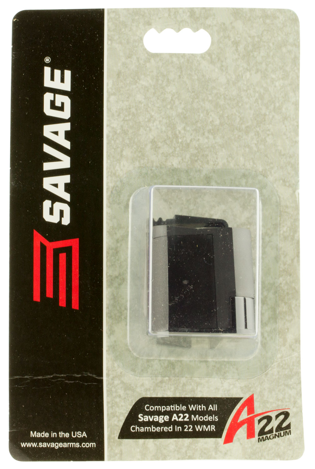 Savage Arms 47205 A22/B22 10rd Rotary 22 WMR Black Metal