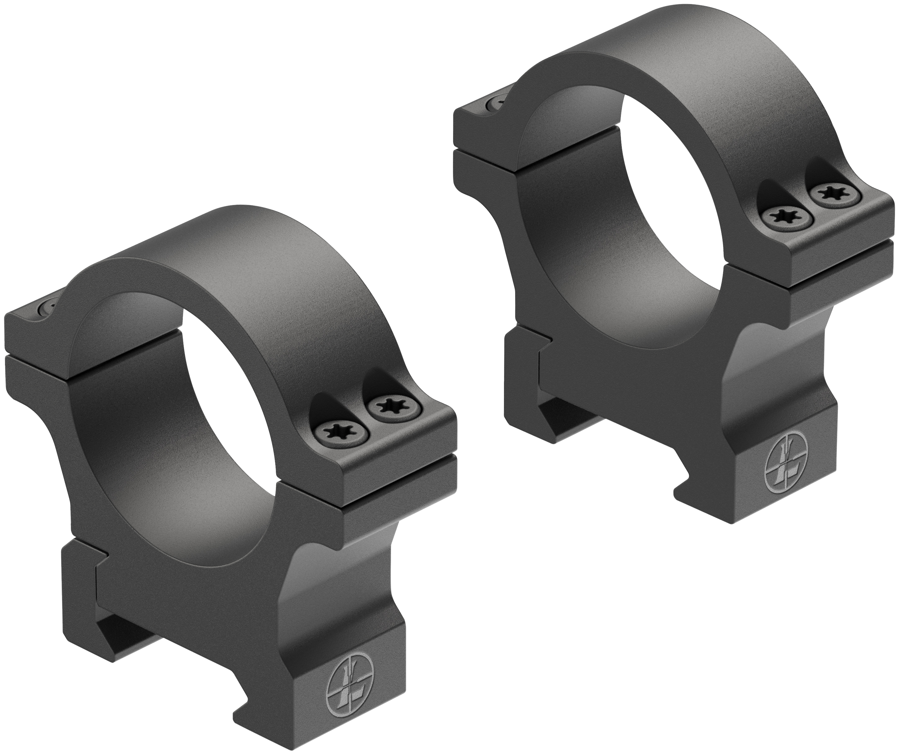 Leupold Open Range Cross-Slot Matte Black 30mm Medium Scope Rings - image 4 of 8