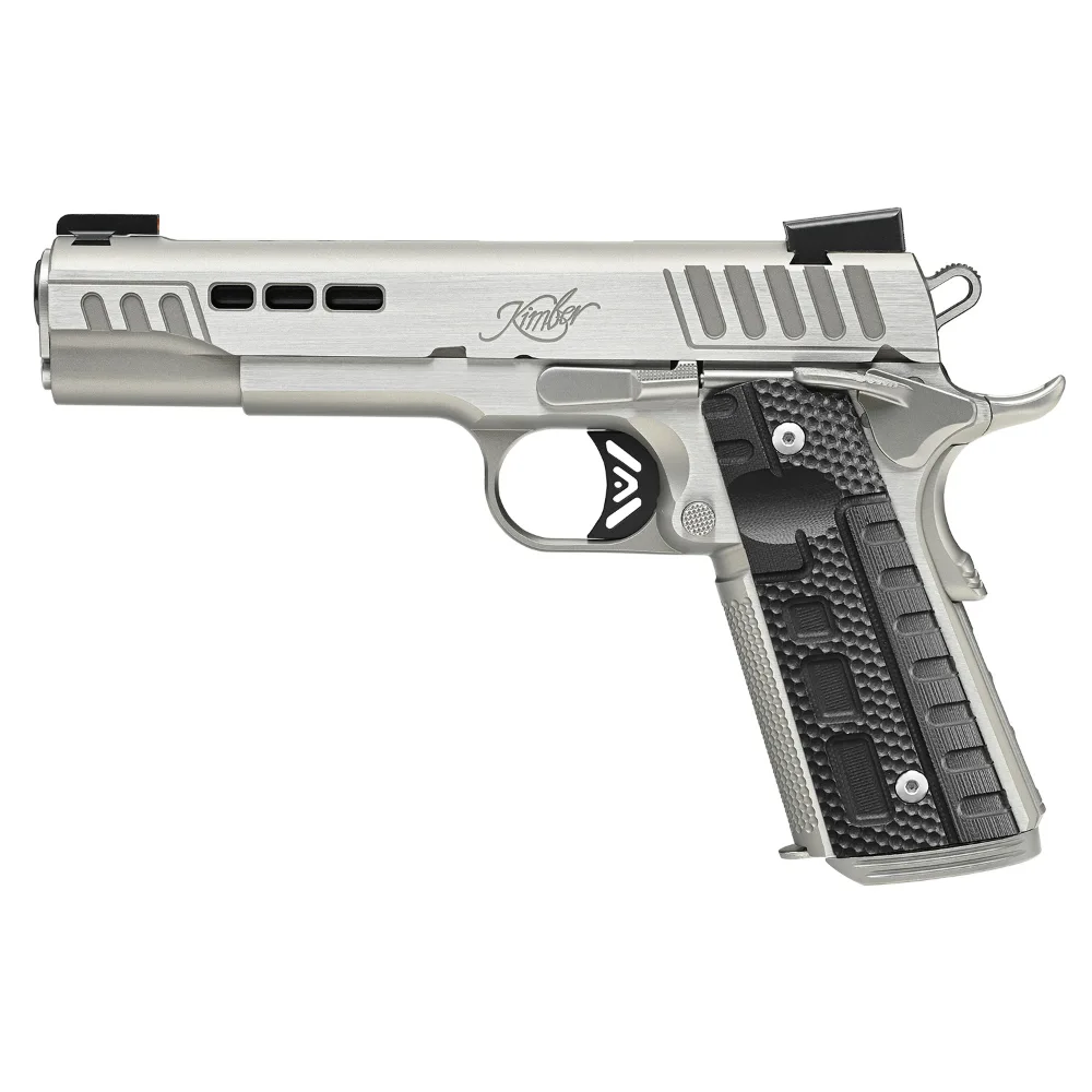 Kimber Rapide Frost 9mm 5" 9+1 Silver Slide G10 Grips