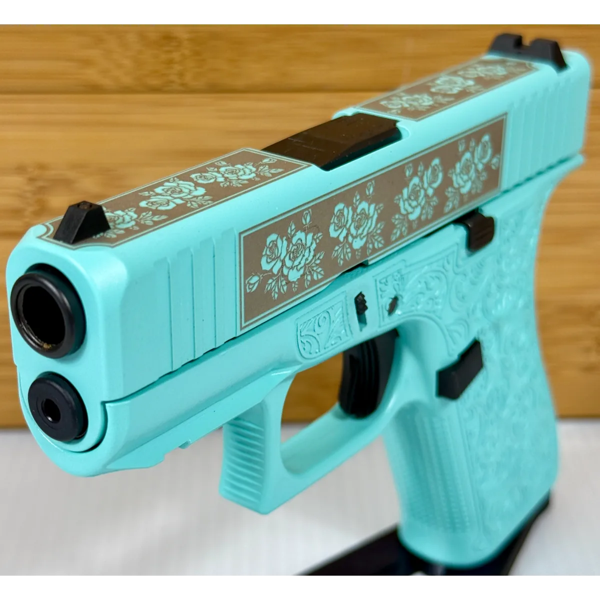 Glock 43X Tiffany Blue – Glock & Roses 9mm 10rd USA Made