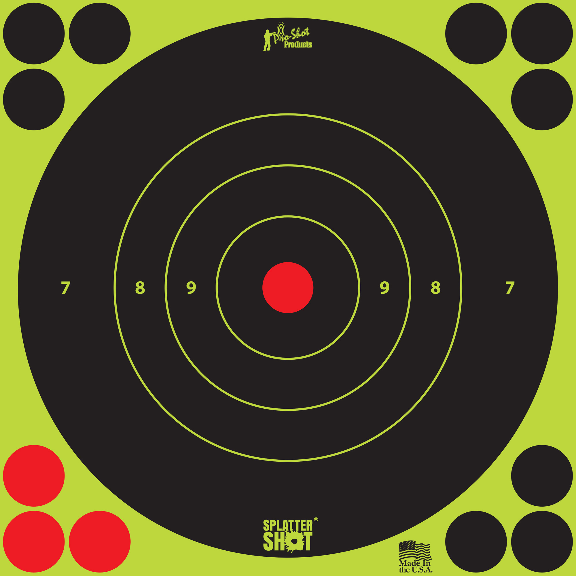 Pro-Shot SplatterShot 8" Bullseye Adhesive Target