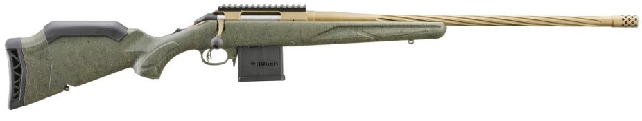 Ruger American Predator Gen 2 223 Rem 22″ Rifle Green Splatter