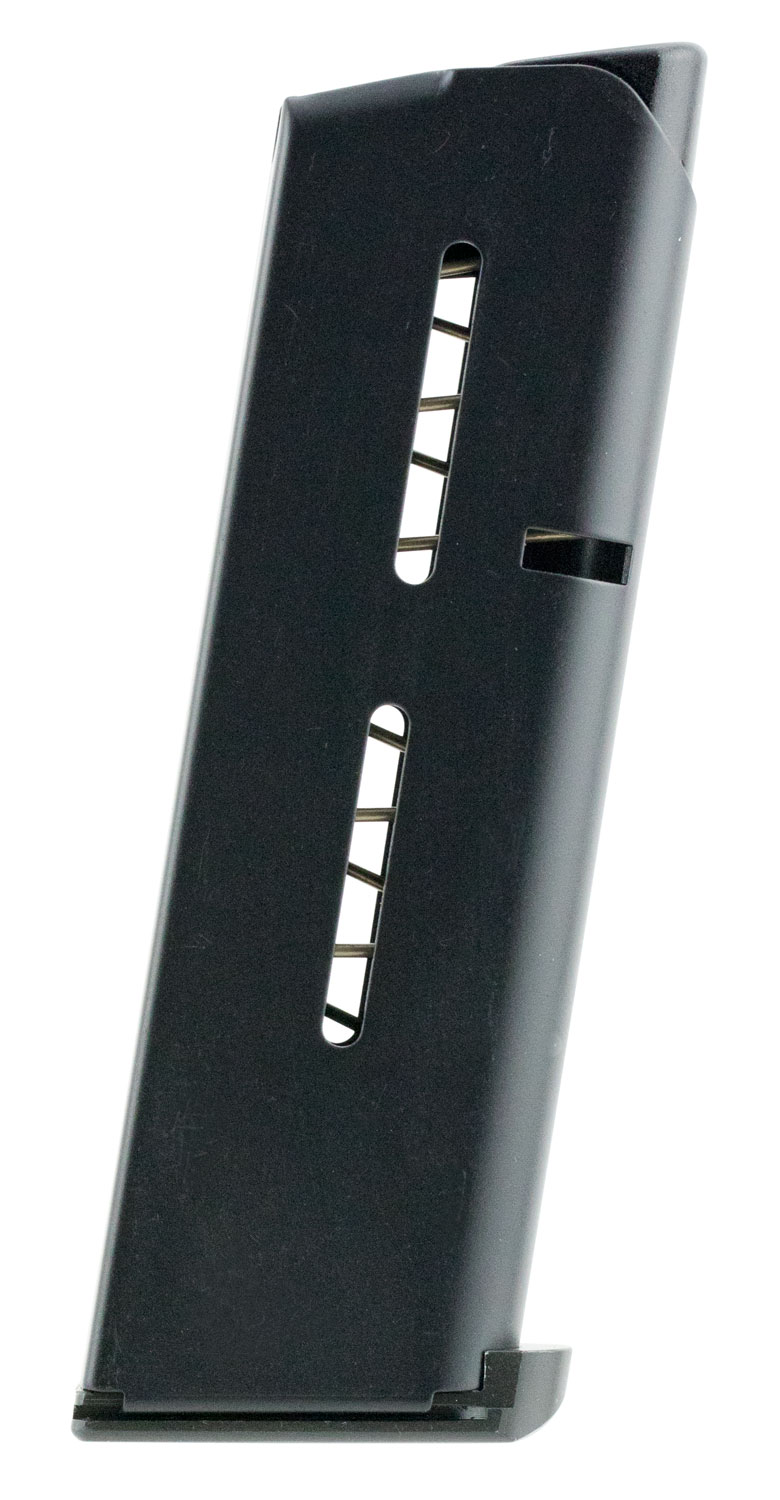 Wilson Combat 47OXCB 1911 7rd Detachable w/ Lo-Profile Steel Floor Plate 45 ACP Black Stainless Steel