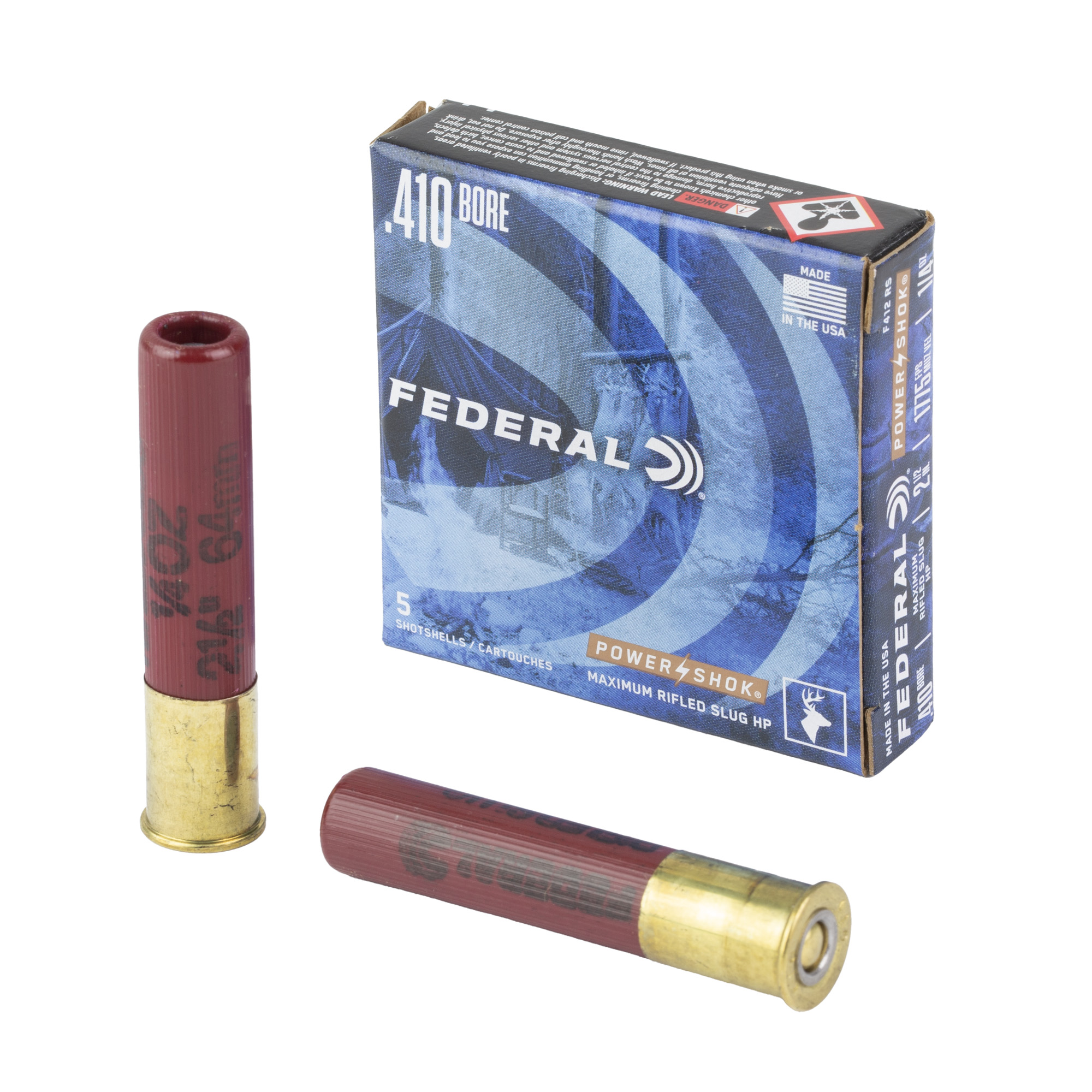 Federal PowerShok 410 Bore 2.5" Rifled Slug Ammunition