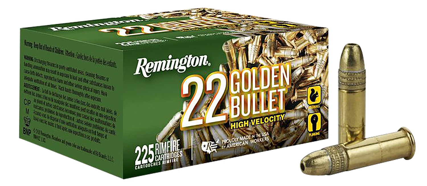 Remington Golden Bullet .22 LR 36gr HP 225rd