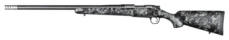 Christensen Arms 8010617800 Ridgeline FFT 28 Nosler 3+1 22" Carbon Fiber/Threaded Barrel, Stainless Steel, Black with Gray Accents Stock, Left Hand