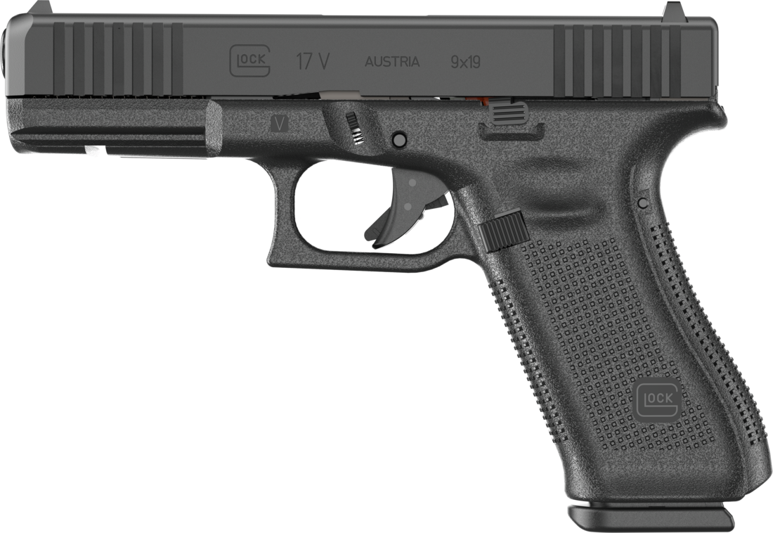 GLOCK 17 V 9MM 4.49IN BARREL 10RD BLACK FIXED PISTOL