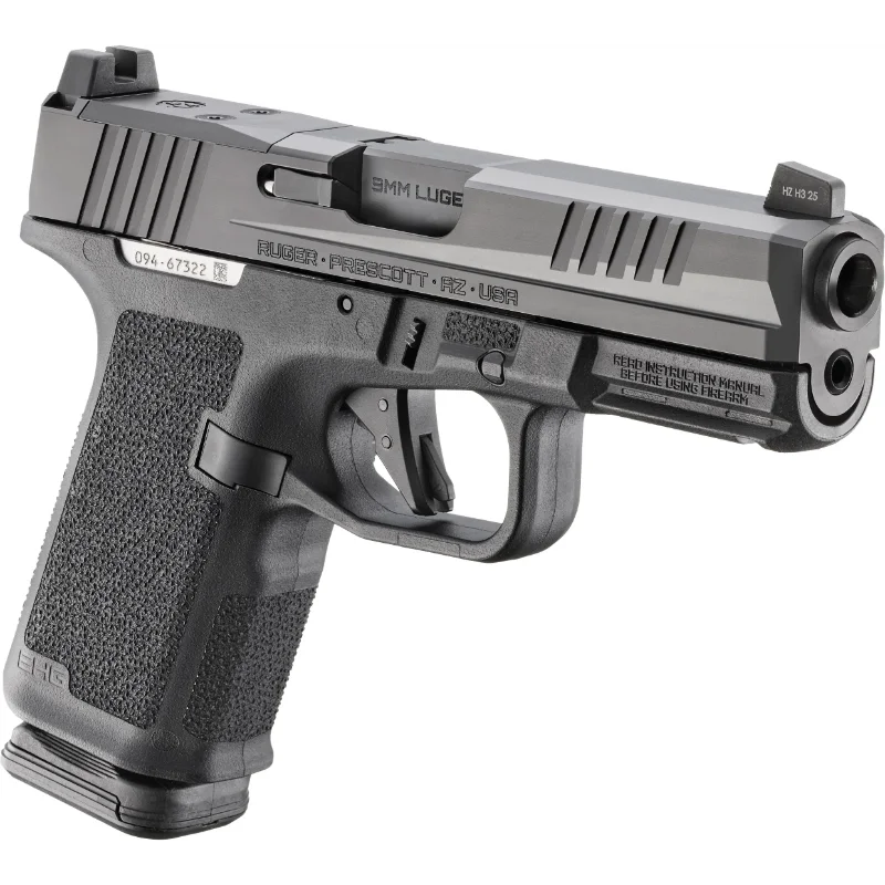Ruger RXM Stealth Gray 9mm 4" Optic-Ready Tritium Sight 15+1 Flat Trigger Gray Cerakote Pistol