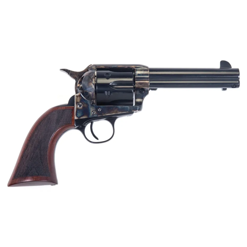Taylor's Gunfighter 357 Mag 4.75" Case Hardened Blued with Walnut Grip