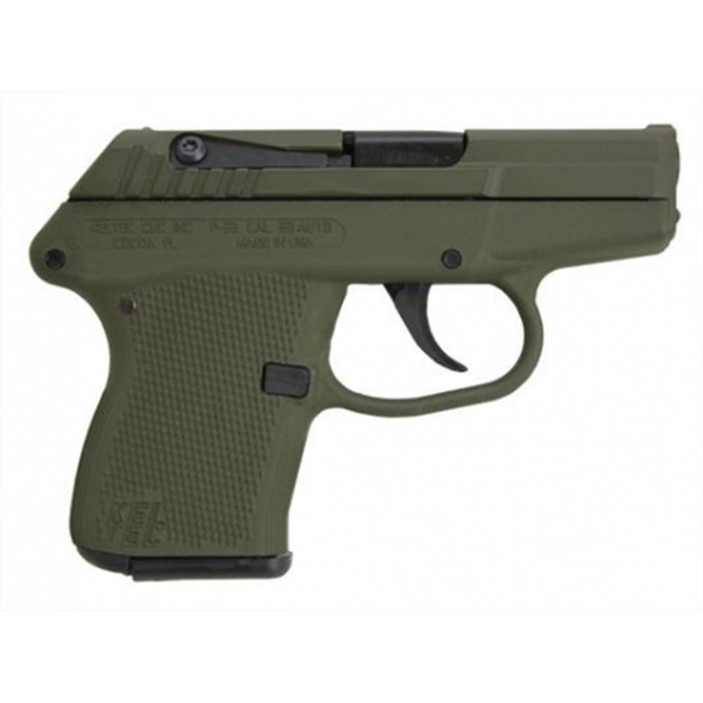 Kel-Tec P32 Green .32 ACP Pistol – 2.7" Barrel, Ultra-Lightweight