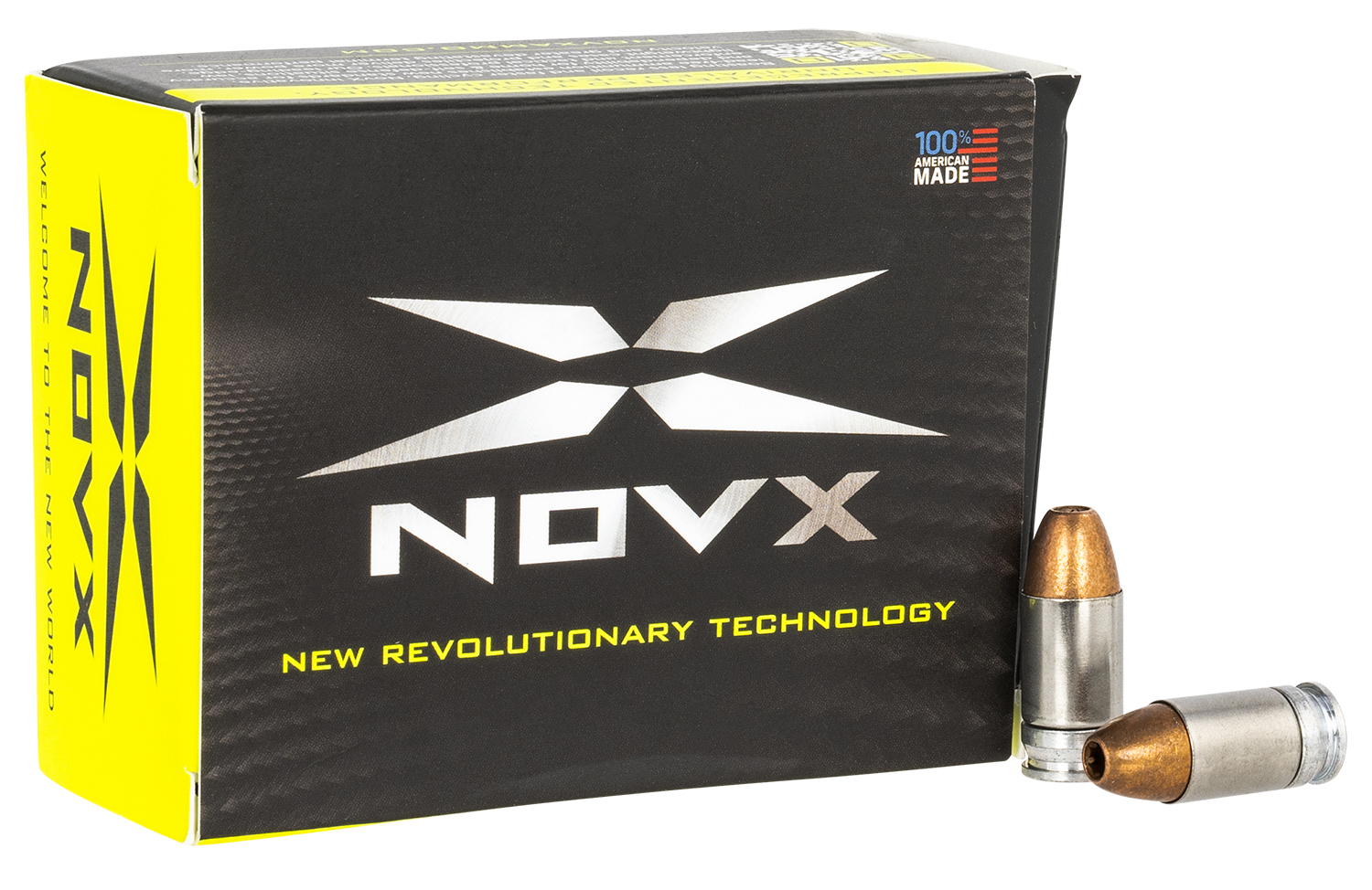 NovX Pentagon 380 Auto 80gr Copper Hollow Point Defensive Ammunition – 20 Round Box