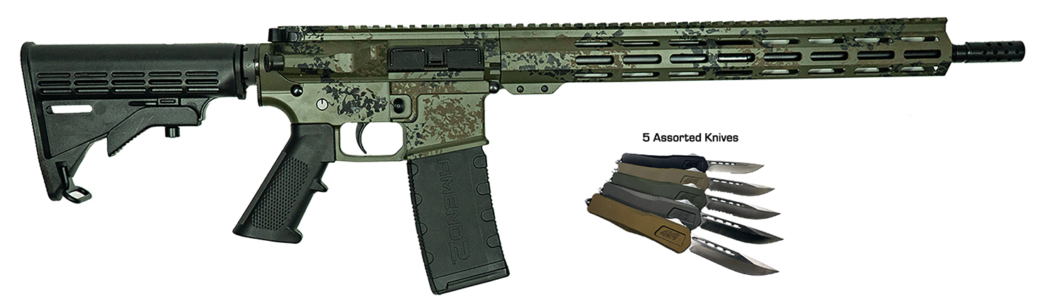 GLFA GL15 LGRN-RIFLE  BUNDLE 223 RIFLE  LICHEN-GRN