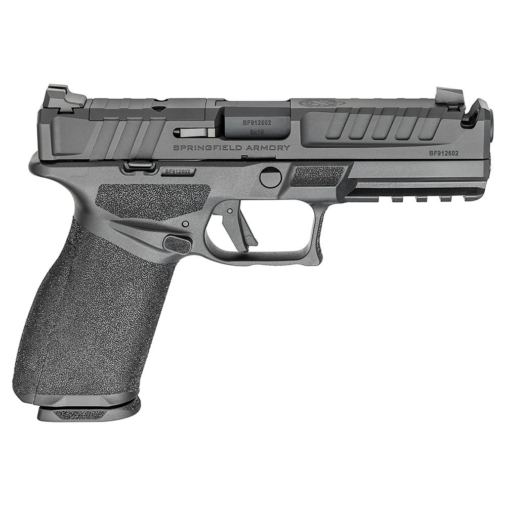 Springfield "Gear up 2025" Echelon 4.5F Comp White-Dot Handgun 9mm Luger 17(1)&20(4) Magazines 4.5" Barrel Black Frame CT1500 Range Bag