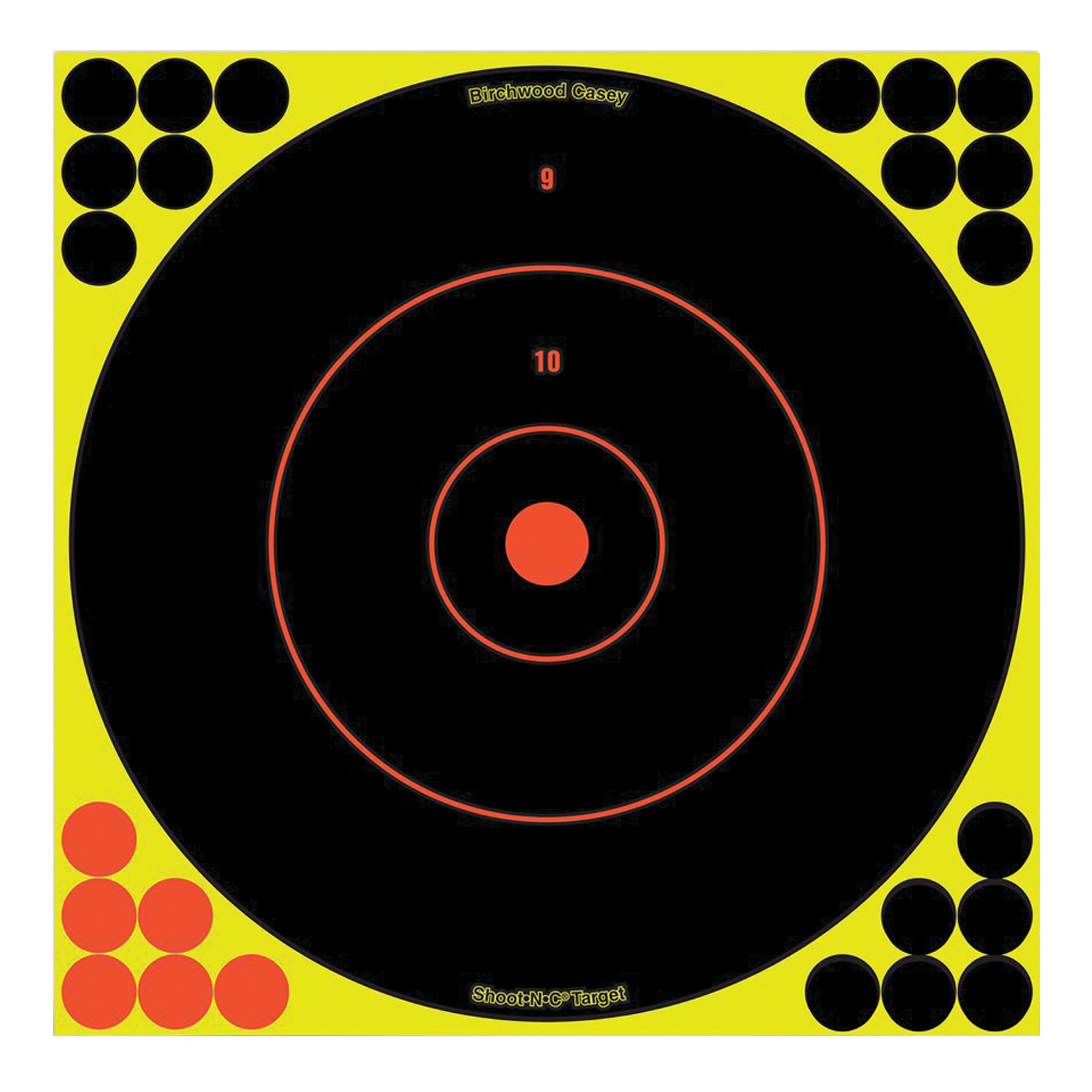 Birchwood Casey Shoot-N-C Reactive Target 12" Bullseye 5-Pack