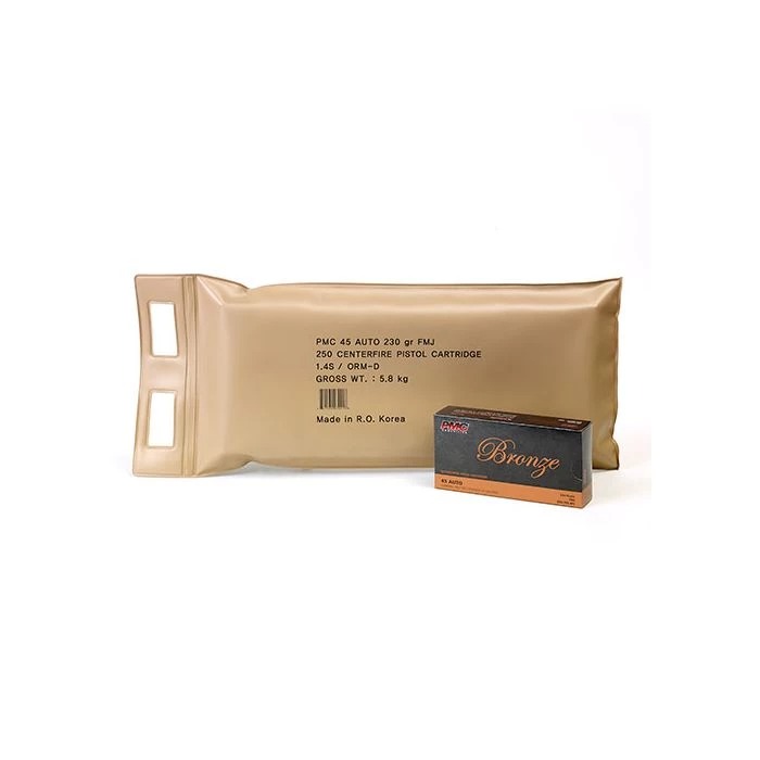 PMC Bronze .45 ACP 230gr FMJ 250rd Battle Pack