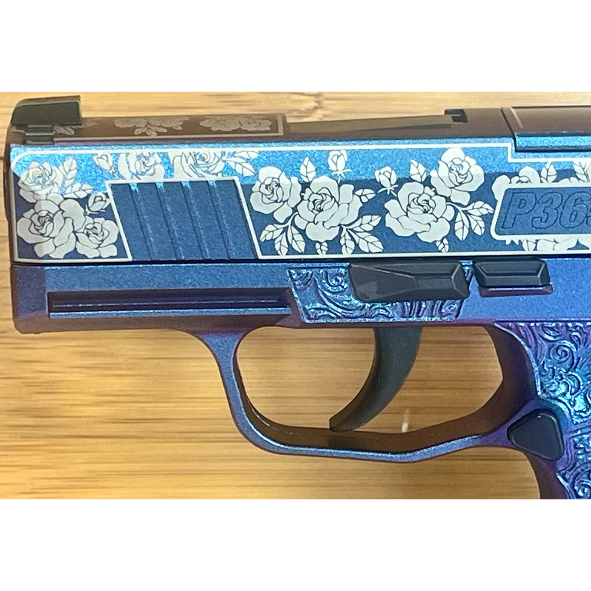 Sig Sauer P365 "Guns & Roses Mongoose Purple" 9mm Optic Ready 3.1" 10rd Manual Safety