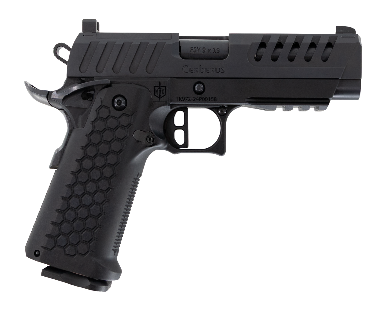 SDS Imports Cerberus 2011 Double Stack 1911 9mm Luger 4.4" Ported Barrel QPQ - image 3 of 9