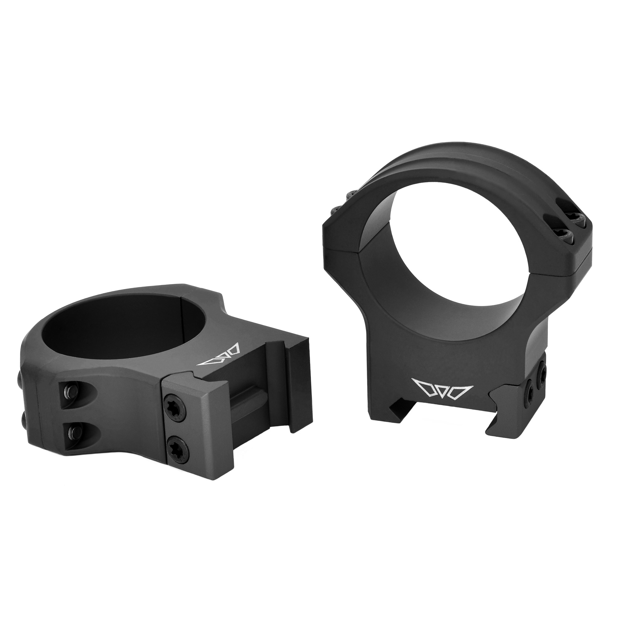 Warne HyperLite 34mm High Scope Rings - Matte Black