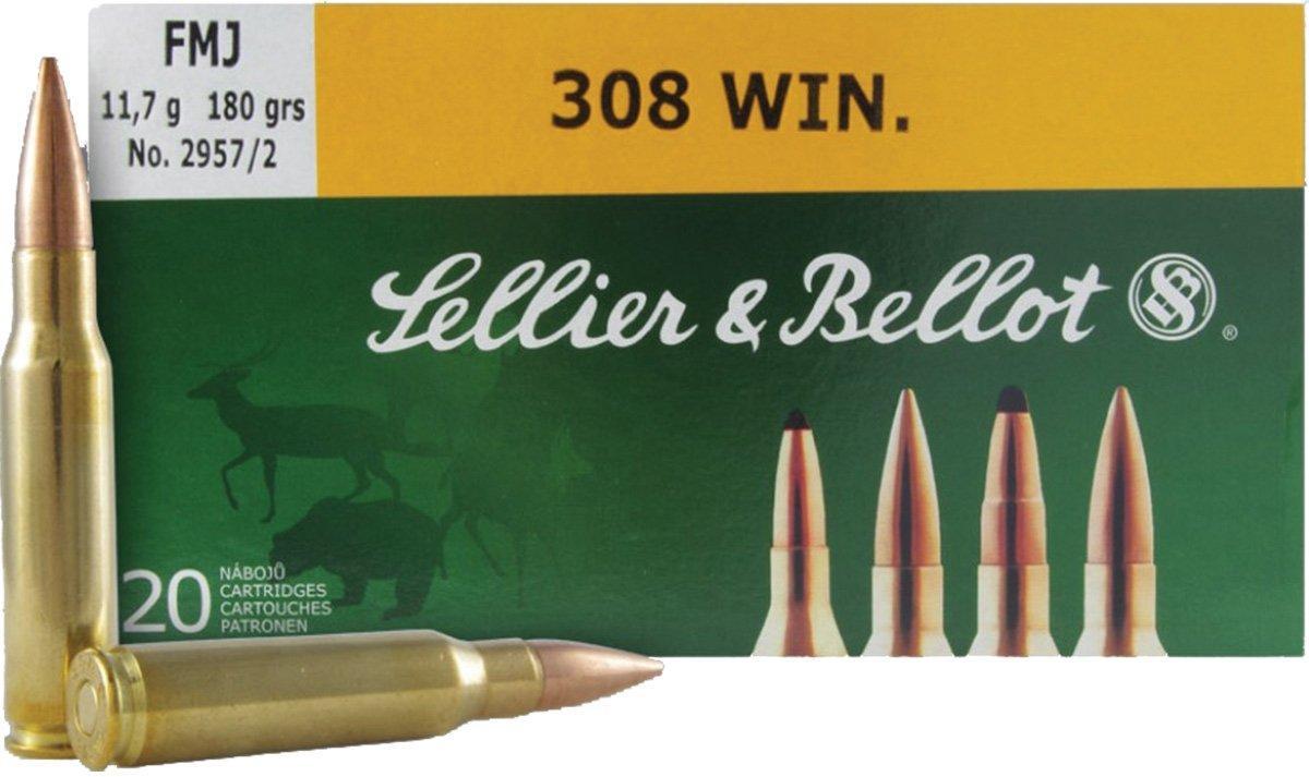 Sellier & Bellot .308 Win 180gr FMJ 20rd Box